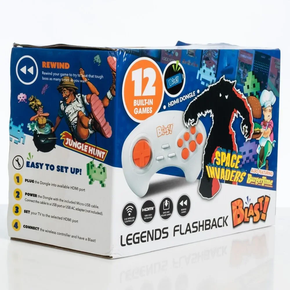 AtGames Legends Flashback Blast Space Invaders Burger Time Jungle Hunt HDMI New